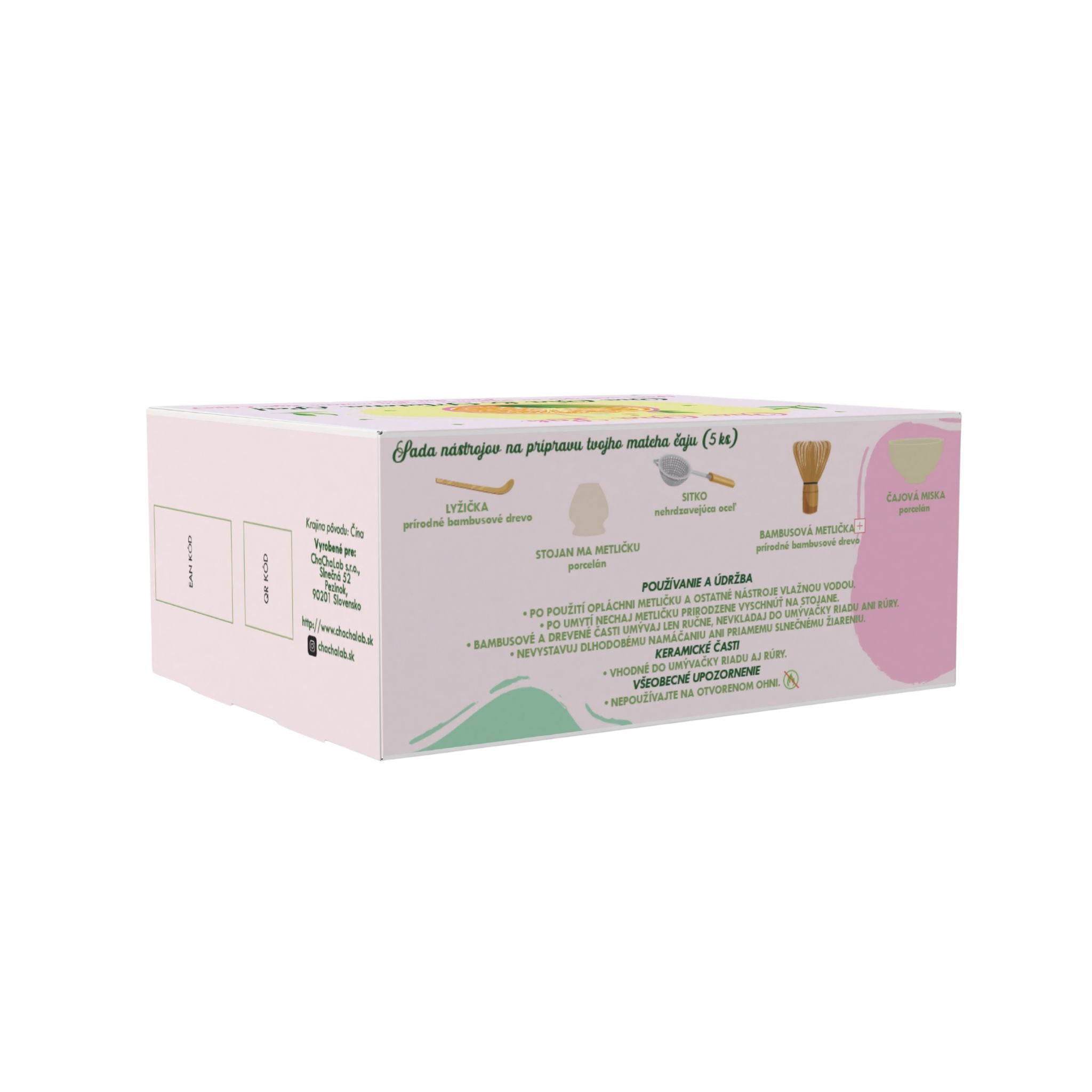 Matcha tea elkészítő szett (5 db) Blush Pink - Hamarosan érkezik