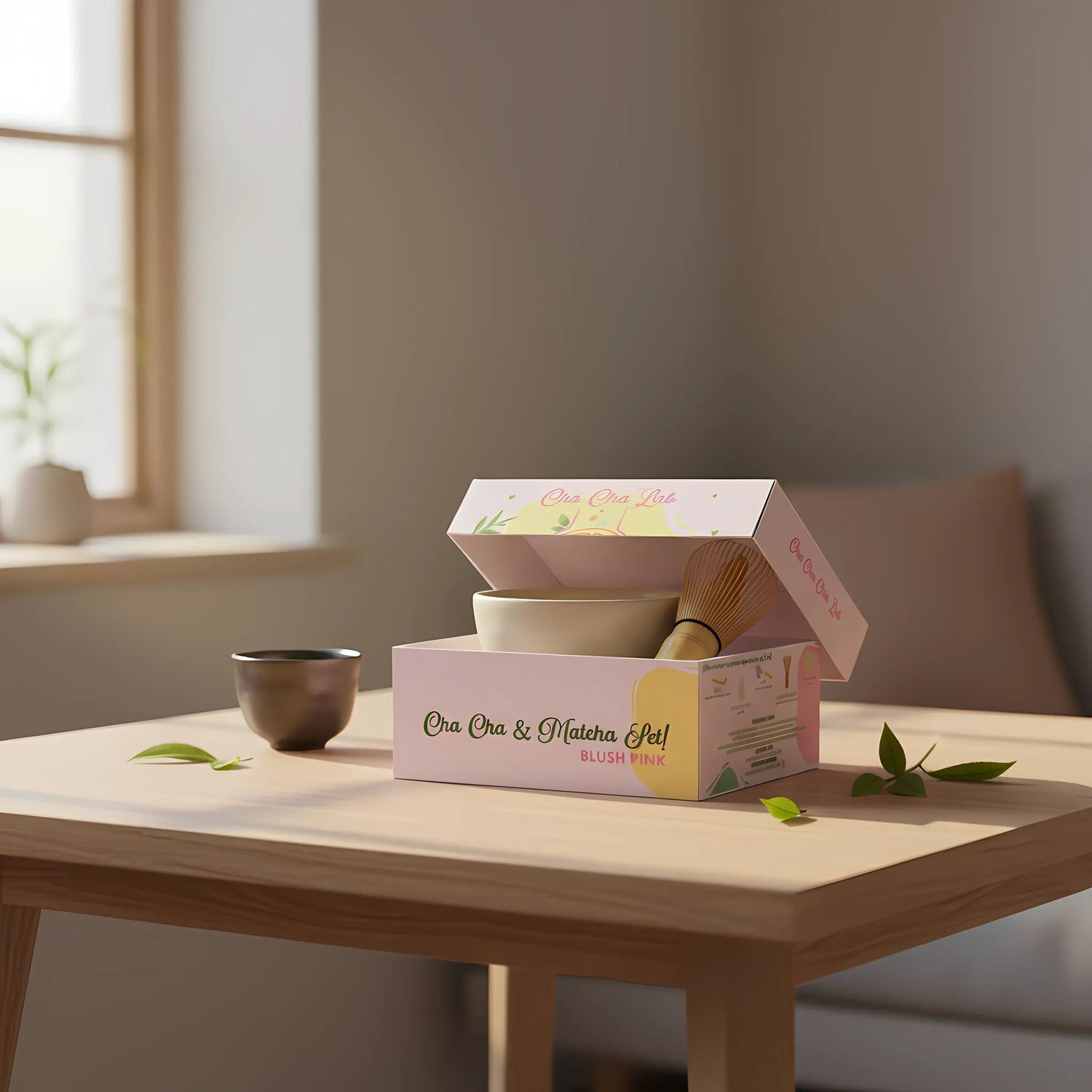 Matcha tea elkészítő szett (5 db) Blush Pink - Hamarosan érkezik