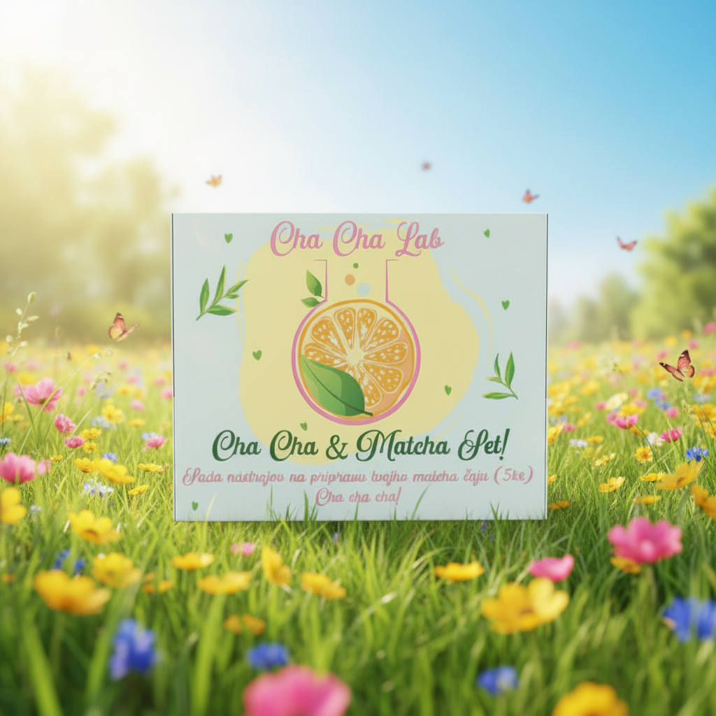 ChaChaLab - Matcha tea készítő eszközkészlet (5 db) - Mentazöld (Chawan / tál 500 ml)