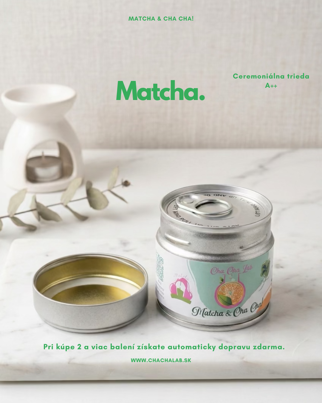 ChaChaLab - Ceremonial matcha A++ (30g) - zöld tea por